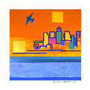 Canary Wharf and Plane